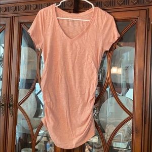 Coral maternity tshirt